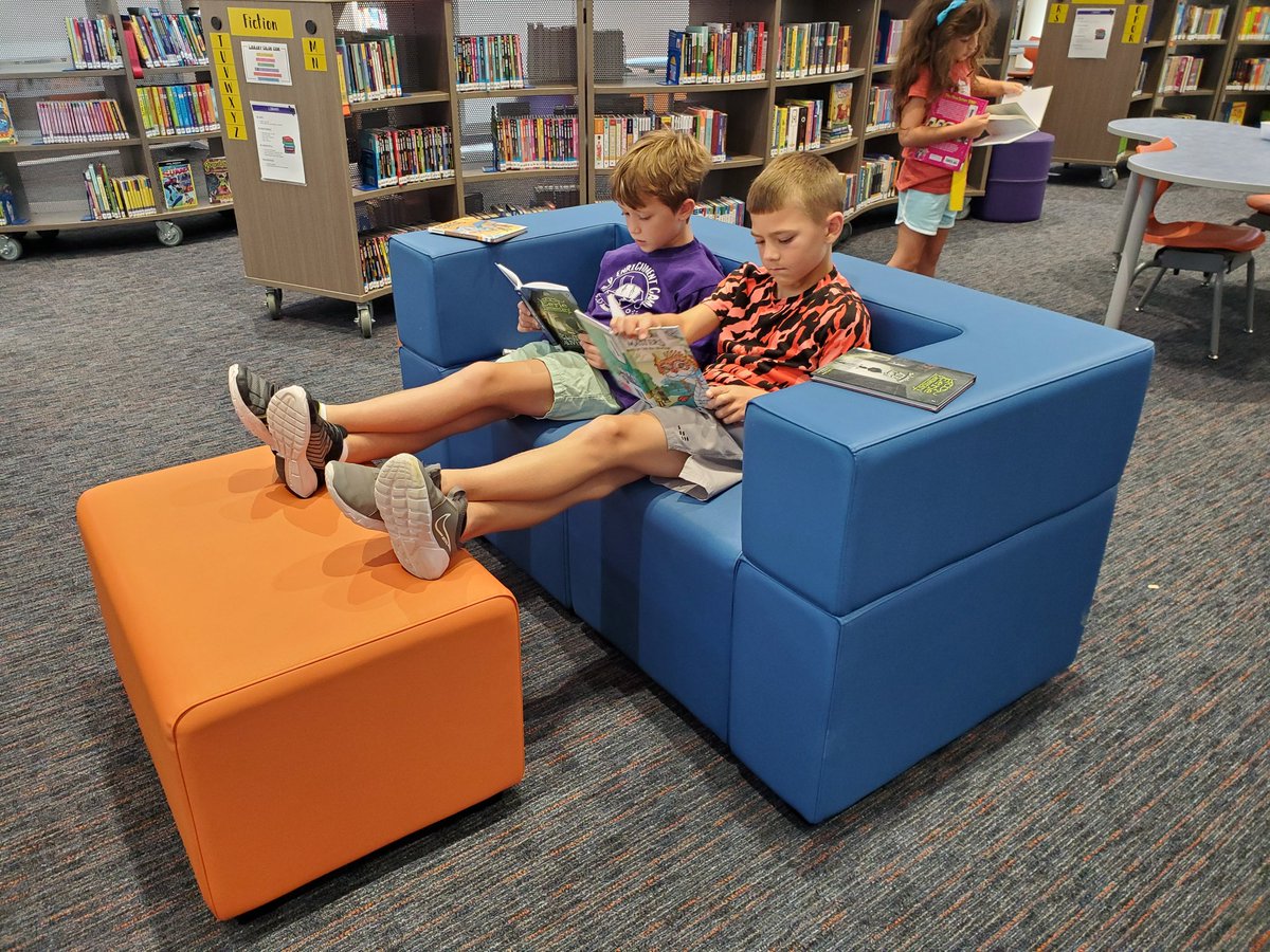 Love seeing our awesome readers so in to their books! <a href="/WISDLagway/">Lagway Elementary</a> <a href="/wildkatphotos/">WILDKAT Photo of the Day</a> <a href="/NicholeSlott/">Nichole Slott</a> #Lagwaylibrary #lagwayelementary
