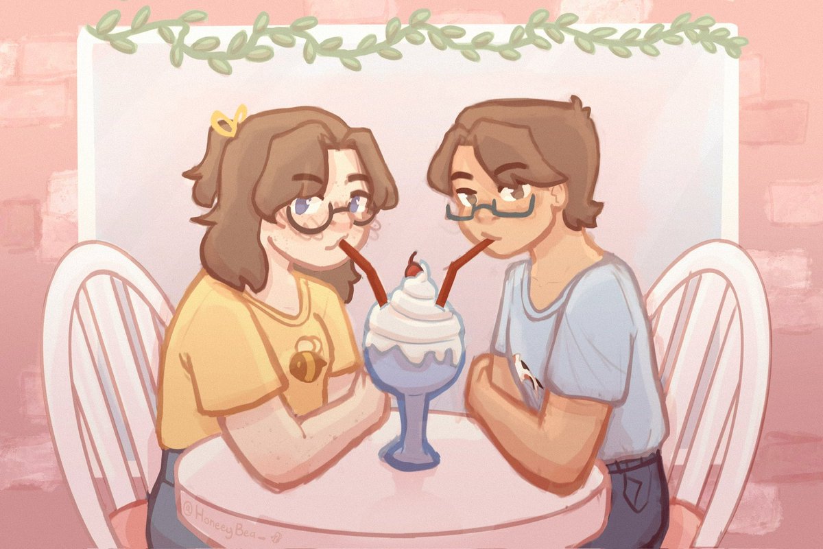 HoneeyBea's tweet photo. Haven’t posted in a minute, but have a drawing of my wife and me :>
-
#art #pride #lesbian #digitalart #anime #animeart https://t.co/R90C5cOiRt