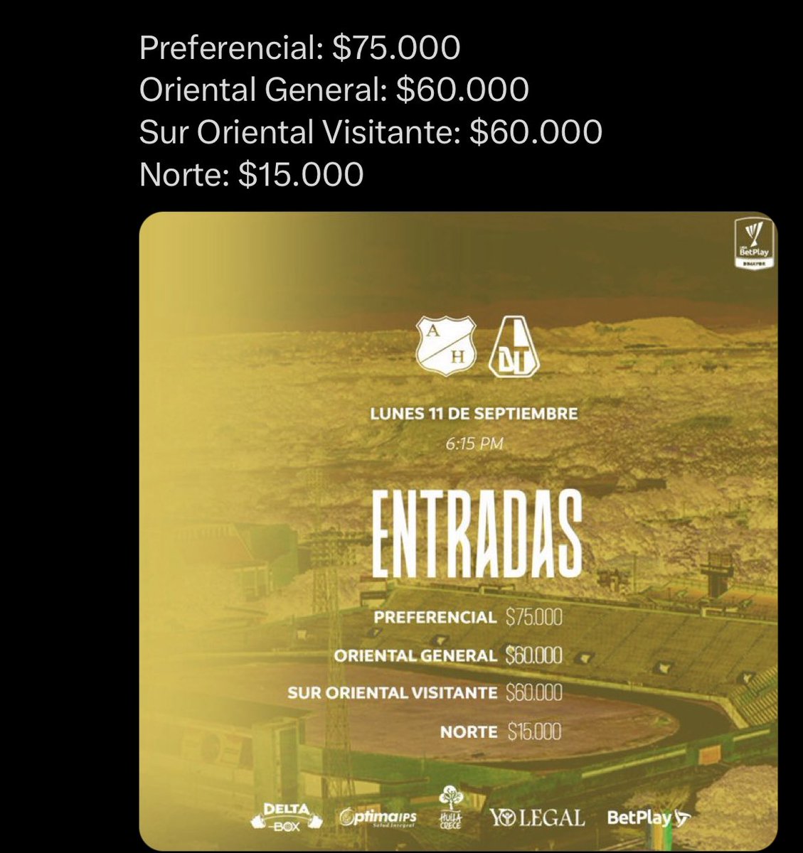 Atletico Huila tweet media