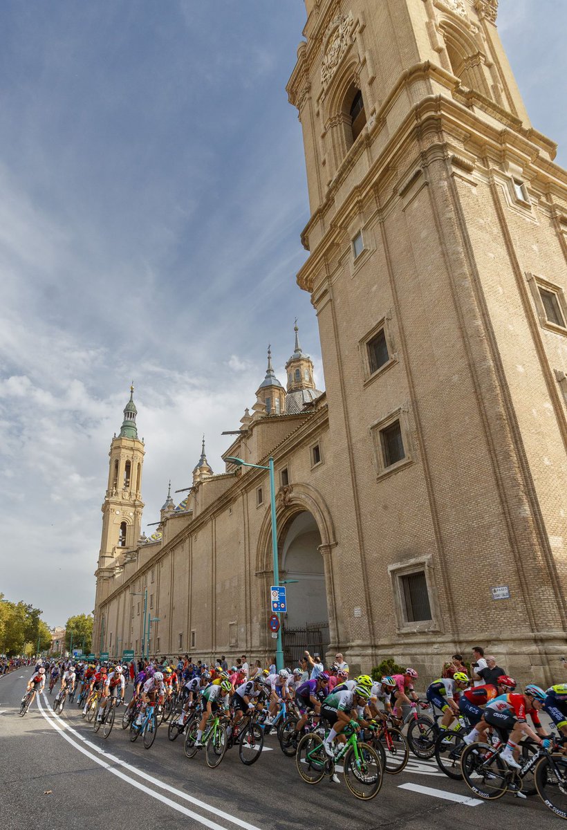 La Vuelta a España en Zaragoza, ya tocaba 🚴‍♂️✨
