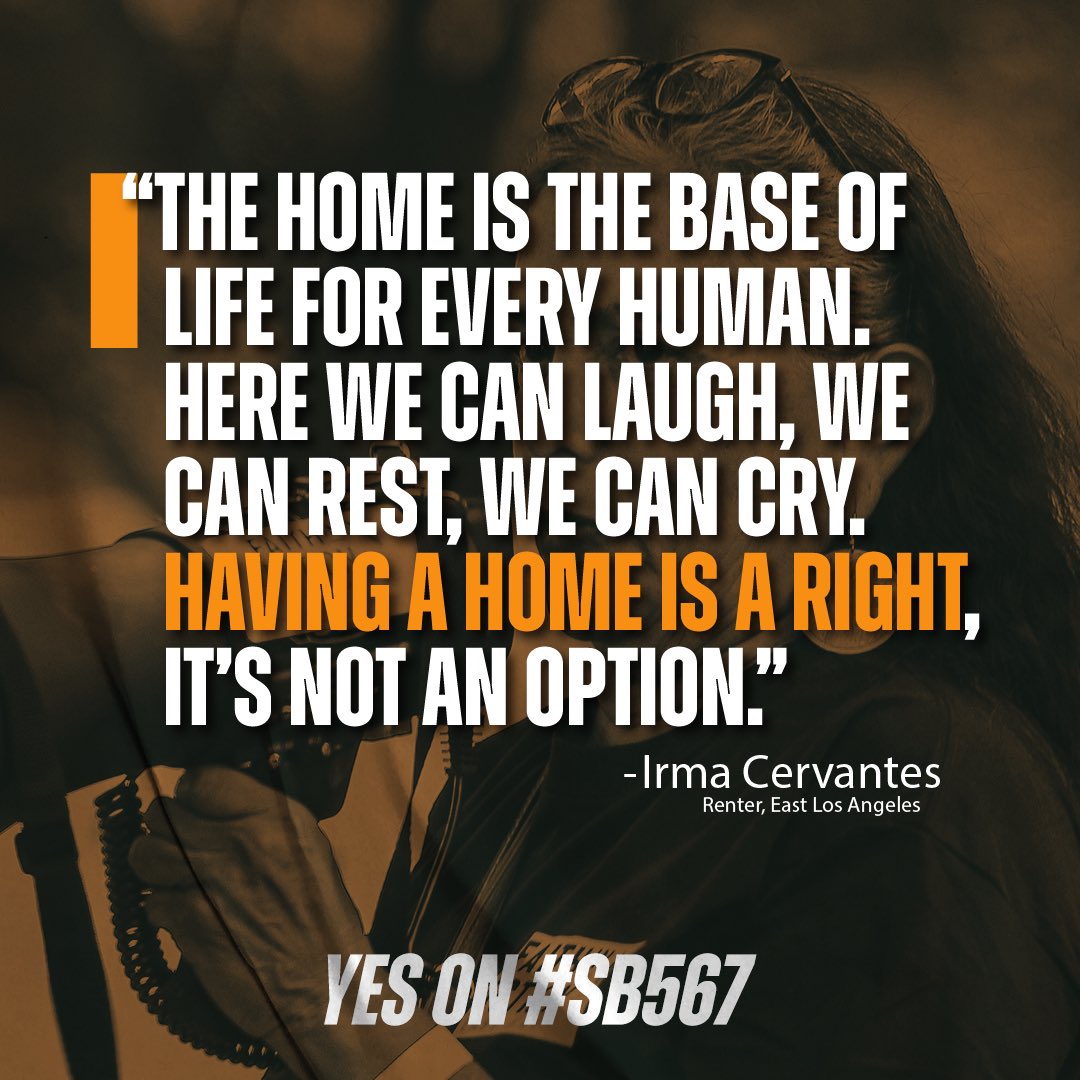 Homelessness in California is more than a housing problem; it's a #HumanSecurity crisis. With over 161,000 people experiencing homelessness, it's time for action to ensure the basic human right of shelter is met. Vote YES on #SB567