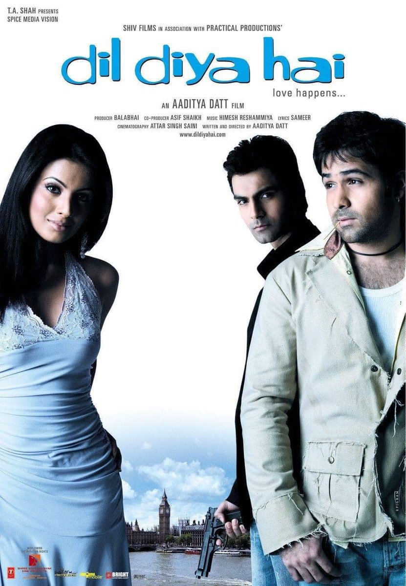 page_emraan's tweet photo. Celebrating seventeen years of romantic thriller film Dil Diya Hai. The music album of this film is blockbuster 🖤 #17YearsOfDilDiyaHai

@emraanhashmi @geetabasra @TSeries @AshmitPatel #EmraanHashmi @mithunda_off #Tseries #GeetaBasra #Bollywood https://t.co/OkYJlSJFhH