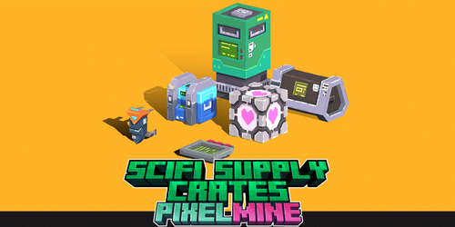 PixelMineStudio's tweet photo. https://t.co/RxrSMYeALA
---
 Crates, SciFi Supply | Pixel Mine
#Minecraft #GameArt https://t.co/phW2aqE7lh
