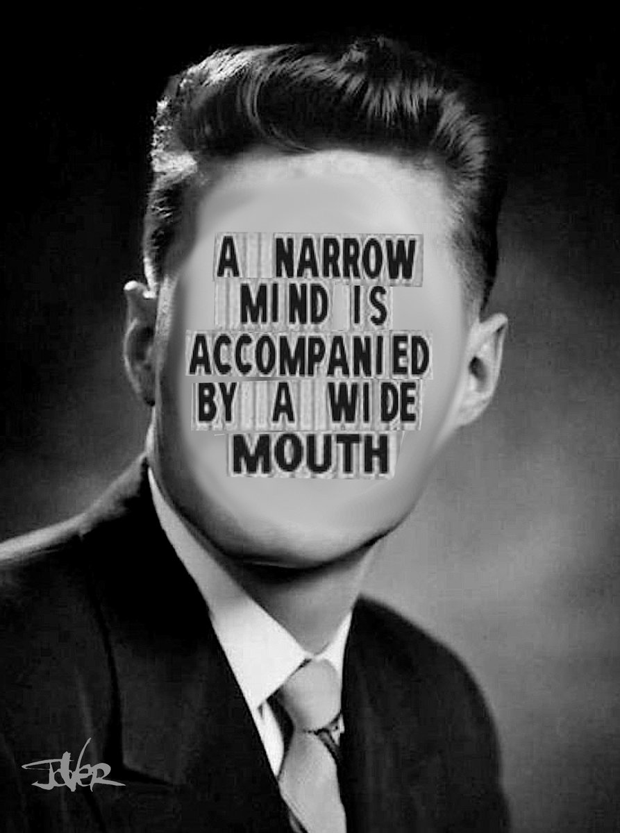 NARROW MIND ..................if you feel you need a poster ,take the link too see them >40% off sitewide with code YOUDESERVEIT redbubble.com/i/poster/narro…