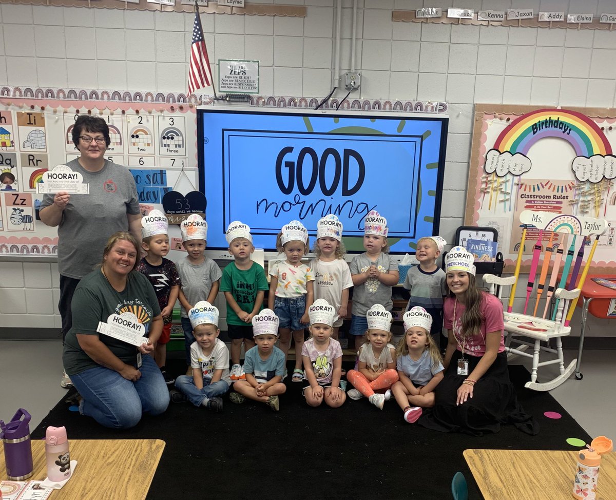 MPreschoolers's tweet photo. Our sweet little preschoolers had the best first days!! We’re excited for an awesome year! 💚🤩🖍️🥳✏️ #littlezeps #preschool #gozeps #goodtobegreen #firstdays #MsTaylor https://t.co/UVkVzzGNLB