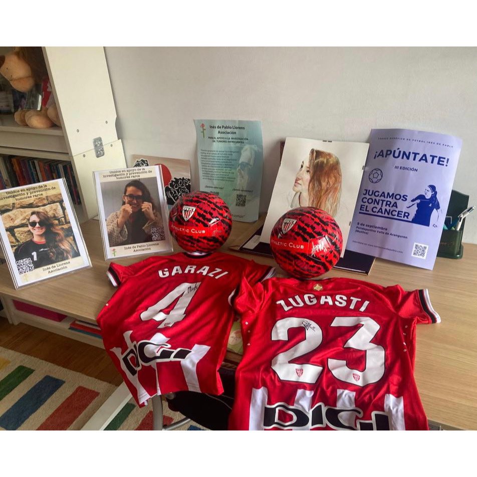 torneoidepablo's tweet photo. Como ya os comentamos, vamos a sortear las camisetas de las jugadoras del @AthleticClubFem, @Garazi3Murua y @PatriciaZugasti, firmadas 🤩

Se suman al sorteo dos balones del #athletic y un lote de productos de la línea cosmética de @CarlaBulgaria 👏🏼👏🏼👏🏼

🎟️ ¡Últimos boletos! 🎟️ https://t.co/jy1ZScMS7m
