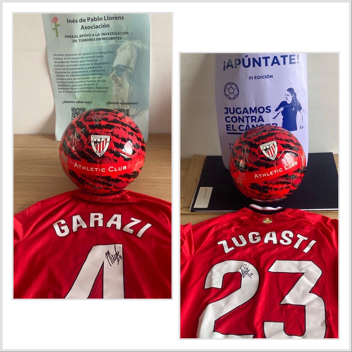 torneoidepablo's tweet photo. Como ya os comentamos, vamos a sortear las camisetas de las jugadoras del @AthleticClubFem, @Garazi3Murua y @PatriciaZugasti, firmadas 🤩

Se suman al sorteo dos balones del #athletic y un lote de productos de la línea cosmética de @CarlaBulgaria 👏🏼👏🏼👏🏼

🎟️ ¡Últimos boletos! 🎟️ https://t.co/jy1ZScMS7m