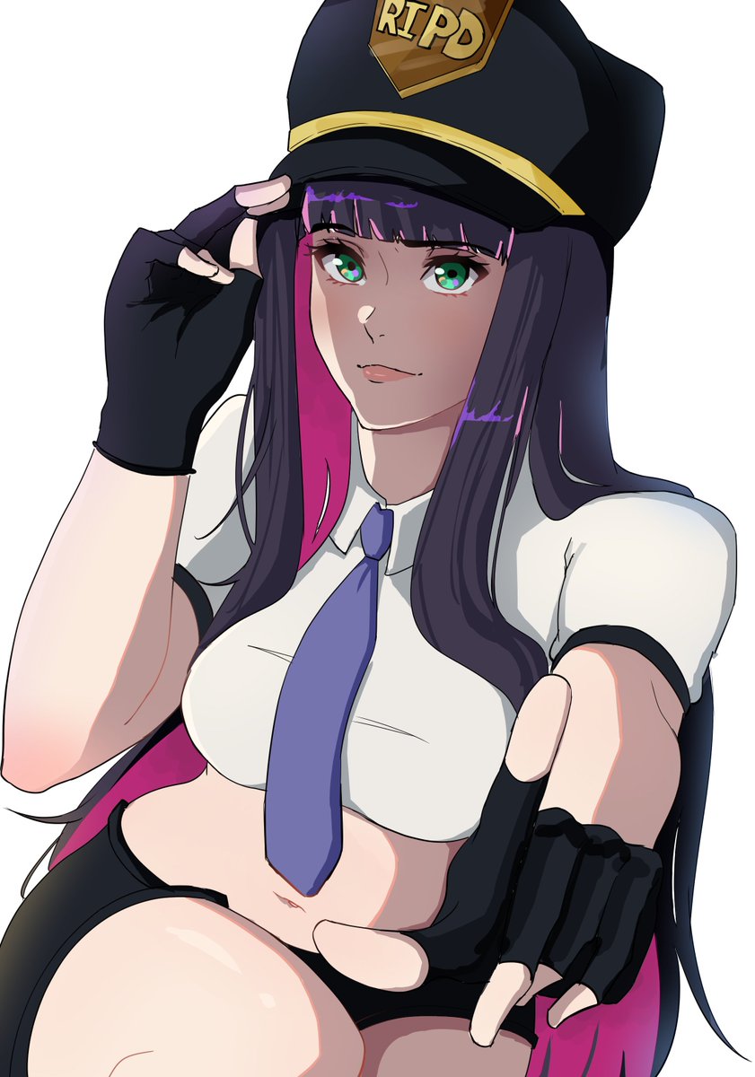 Reiiyne's tweet photo. A Stocking doodle cause im excited for Panty and Stocking season 2. Just thinking about how long its been since season 1 makes me feel so old 👴. But also, the Soundtrack for PSG is so good #DigitalArt #Art #Anime #Sketchbook #Sketching https://t.co/9MuUG0cQco