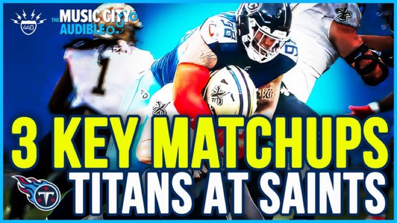 NEW VIDEO: @JustinM_NFL and I analyze three key matchups for the #Titans vs Saints Week 1 game… ⬇️WATCH & SUBSCRIBE⬇️ youtu.be/h2deTMrbRcE?si…