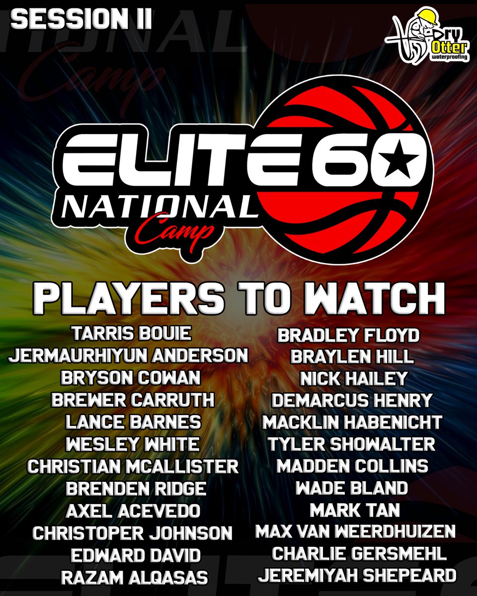 (Elite 60 National Camp Players To Watch)

- The atmosphere will be ELECTRIC with players from ALL OVER the country in the building. 

🏢 Harding High School

Session I - September 9th
Session II - September 10th

LIVE GAMES will be open to the public starting at 2:00pm each day.