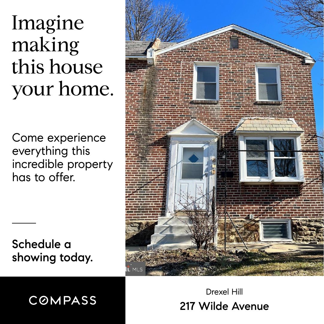 On a highly desired cul-de-sac street, this twin has 3 bedrooms, 2 full baths, a large living room, walkout basement and an attached garage 😍🏡

Listed by Mariellen Weaver

#drexelhill #pahomes #phl #parealtor #compassre