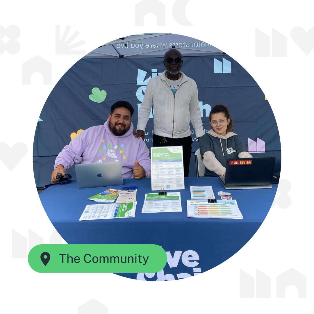 At our most recent food distribution event, our Live Chair Health team went above and beyond. They provided free health risk assessments, blood pressure screenings, and complimentary pre-screenings for colorectal cancer.

A big thank you to all who participated!