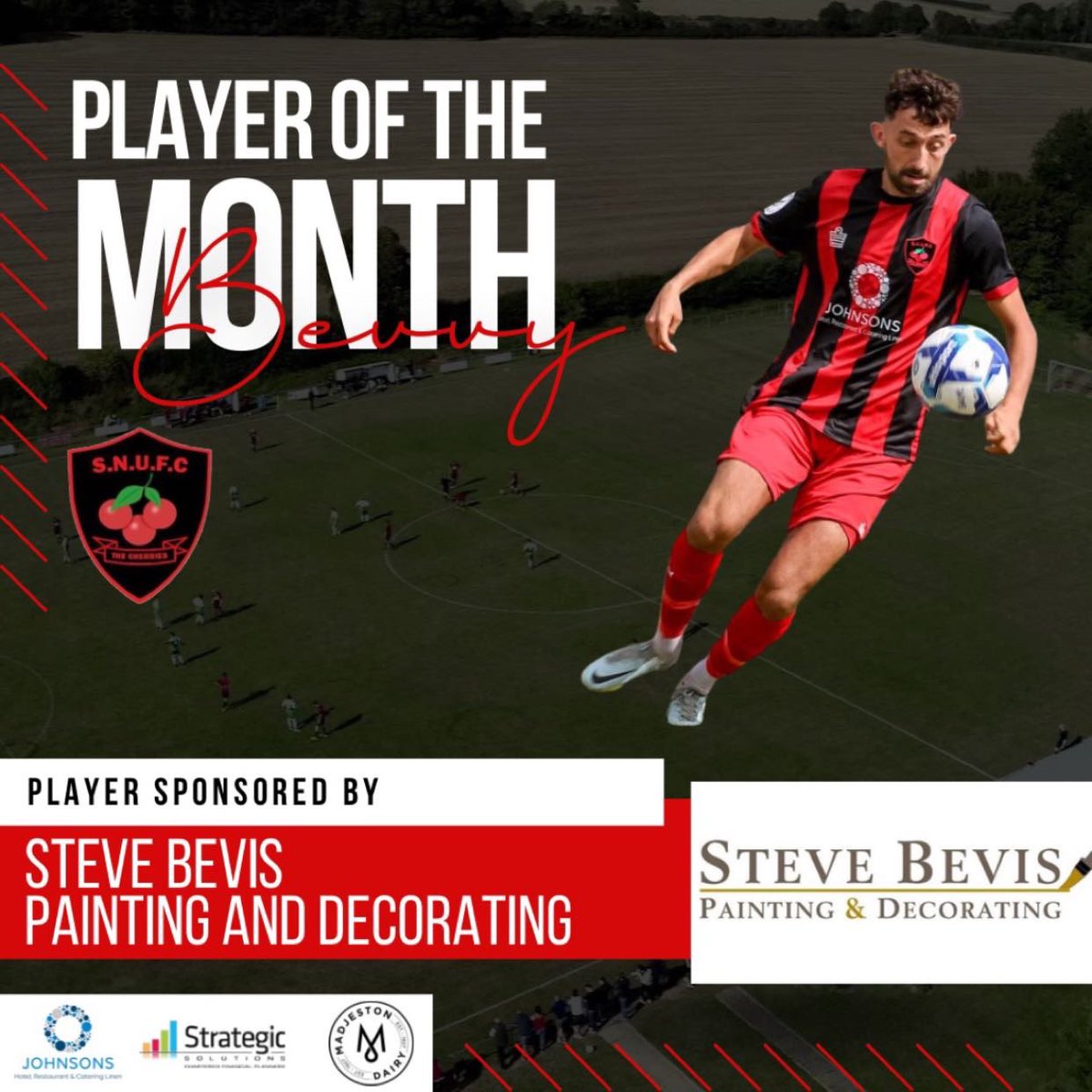 PLAYER OF THE MONTH

Elliot Bevis takes player of them month for August. With 3 goals in the first 5 games and some outstanding performances, this is well deserved. Keep up the work Bev🚀🍒🍒
<a href="/DPL_official/">Dorset Premier Football League</a> <a href="/swsportsnews/">South West Sports News</a>