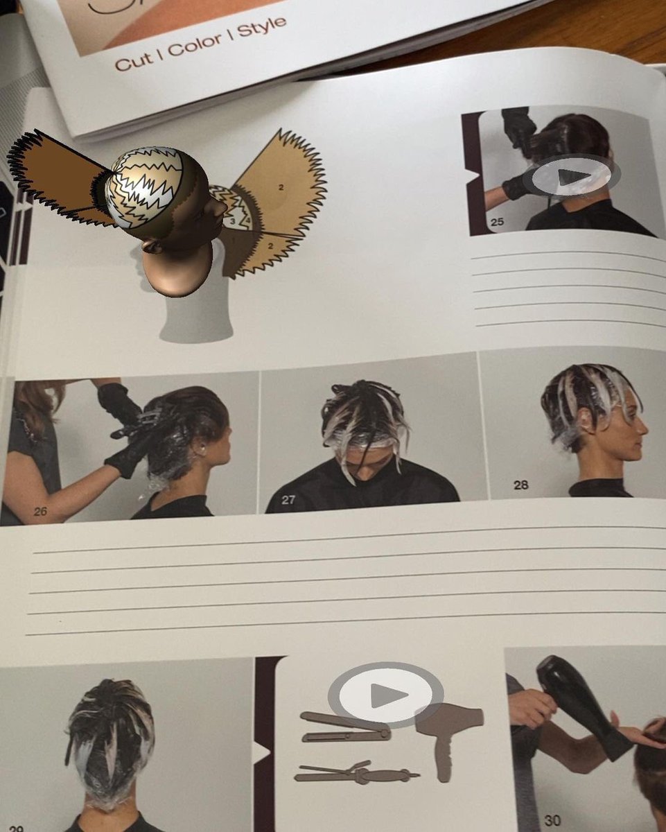 PivotPointIntl's tweet image. Dive into the world of hair and beauty with our cutting-edge education app! 📚✂️ Scan the AR icons to unlock immersive learning experiences and discover all that there is to offer! 📱🚀 #AugmentReality #PivotPoint #LearnForward