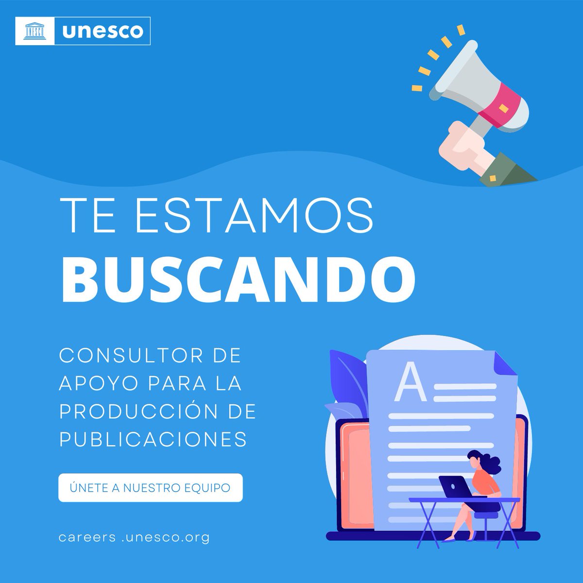 UNESCOSantiago's tweet image. 📢 Oportunidad de consultoría: 
Apoyo a la producción de publicaciones 📚

🌎 La @UNESCOSantiago busca un/a consultor/a para trabajar en la producción de documentos educativos. 

Postulaciones hasta el 15/Sept.: careers.unesco.org/job/Santiago-C…

Detalles en este hilo👇

#editor #corrector