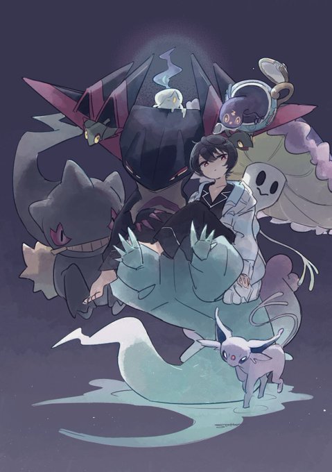 「ghost pokemon (creature)」 illustration images(Latest)｜3pages