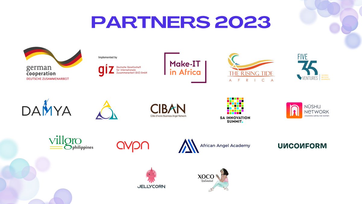 JellycornHQ's tweet image. A bit shout out to our partners of the #AudaciousAngels Summit 2023! 💫

💸 Join us: jellycorn.io/audacious-ange…

#angelinvesting #vc #gendersmart