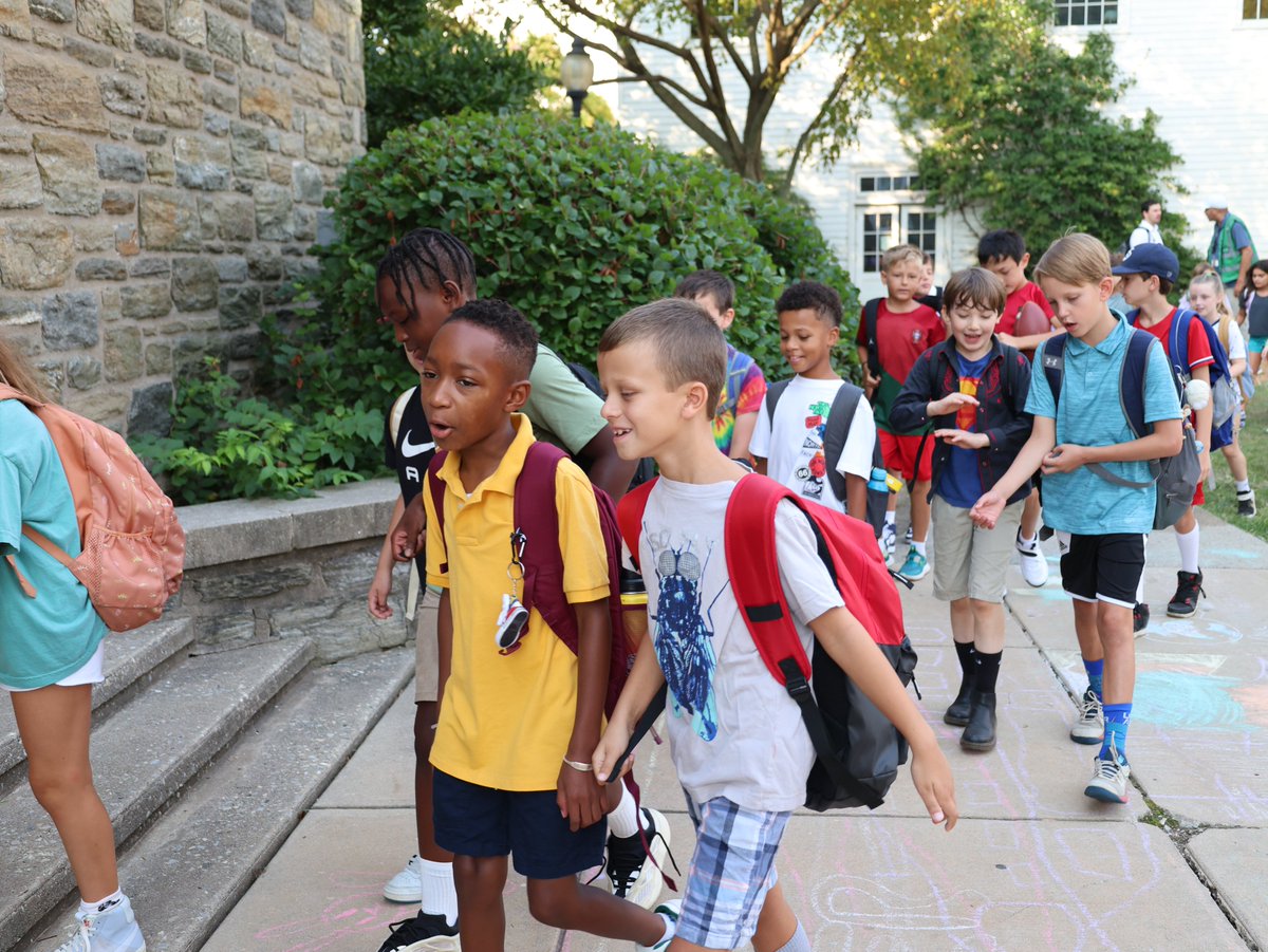 PennCharter's tweet photo. Happy first day of the school year to our 1,016 students β the most ever! Wishing all of them, and our faculty, staff & families, a wonderful (and historic) school year. πππ #PCFirstDay https://t.co/whWqs7RDWr