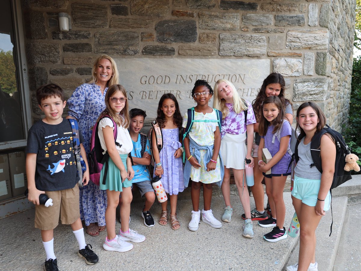 PennCharter's tweet photo. Happy first day of the school year to our 1,016 students β the most ever! Wishing all of them, and our faculty, staff & families, a wonderful (and historic) school year. πππ #PCFirstDay https://t.co/whWqs7RDWr
