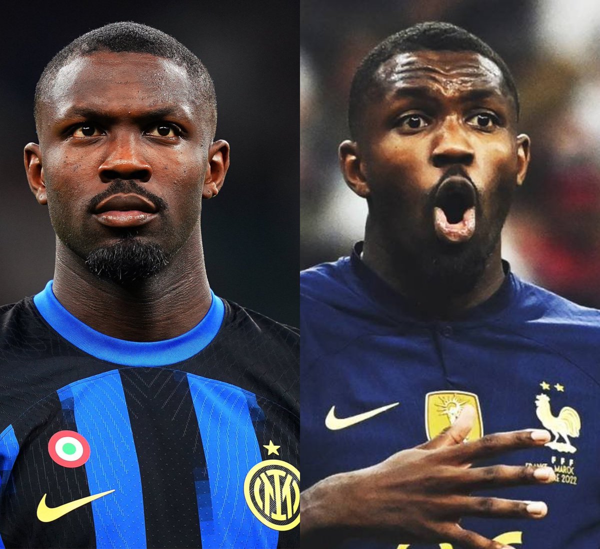 _DiegoMiranda's tweet photo. ⚽️ Domingo: Anota su primer gol con el Inter de Milan.
⚽️ Hoy: Anota su primer gol con la selección de Francia.

🇨🇵🔥 Está siendo una semana inolvidable para el bueno de Marcus Lilian Thuram. https://t.co/oP2N4N2NUt