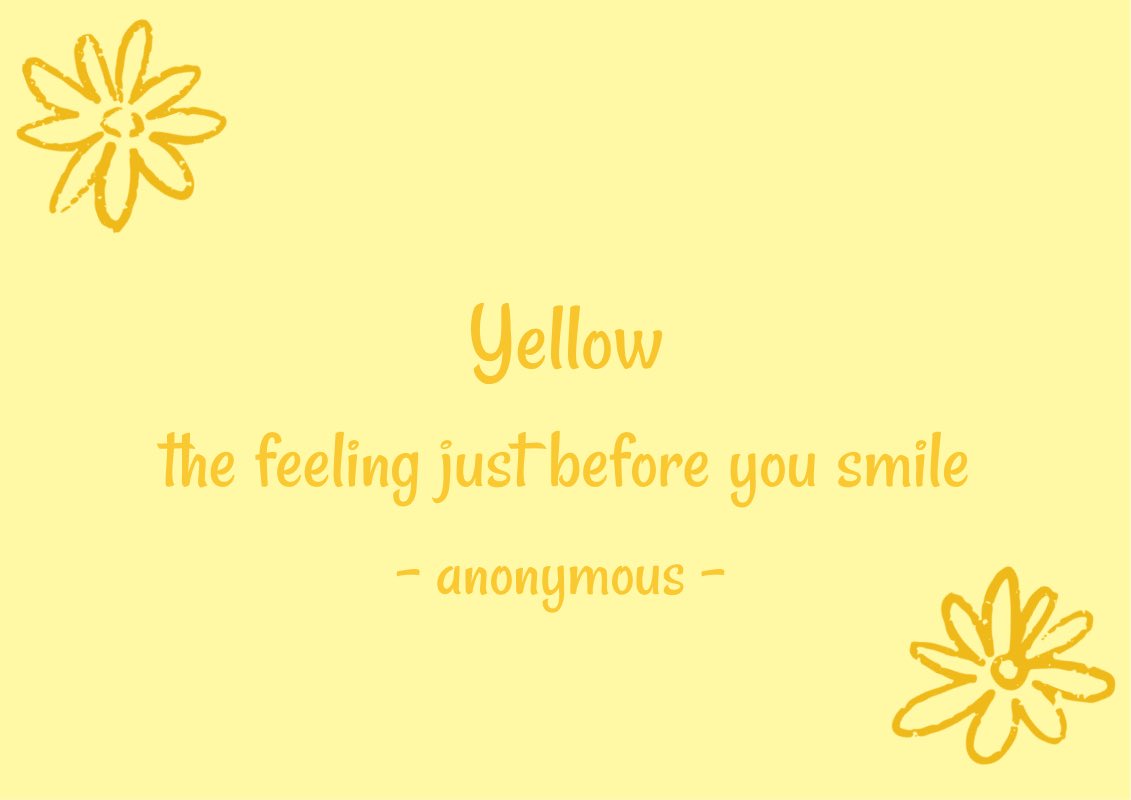 rsjdaisyg's tweet photo. Who doesn’t love a good yellow? #RSJ108 #yellow #graphicdesign @carenroblin https://t.co/PdERxnlU6W