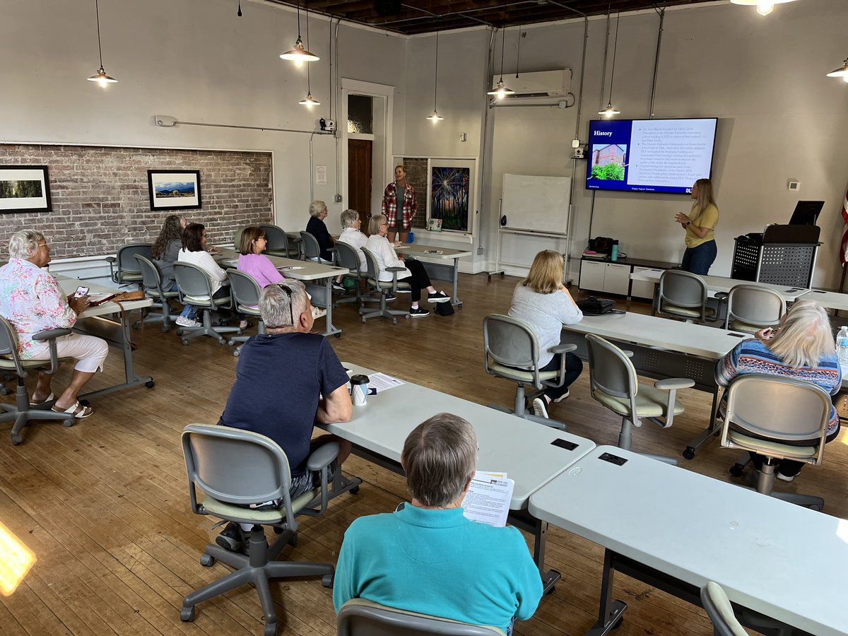 The Give 5 class is visiting the Drew Lewis Foundation at The Fairbanks to learn about their many programs, including RISE.  Thank you, Jessica and Holly!  @sgfGive5 ⁦<a href="/UWOzarks/">United Way Ozarks Region</a>⁩