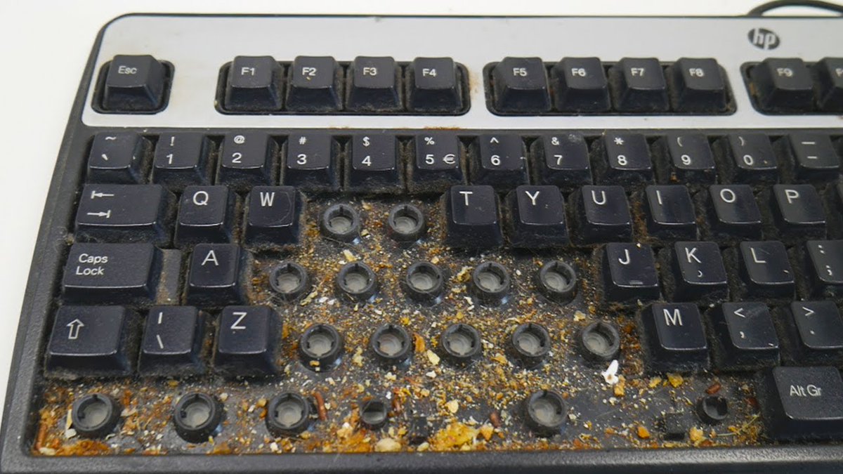 OnSiteCompClean's tweet image. Why is it a good idea to have your computer keyboard professionally cleaned?

One reason is efficiency &amp;amp; performance: Dust, crumbs &amp;amp; debris can accumulate underneath keys. This buildup can affect performance
Professional cleaning restores the keyboard to optimal working condition