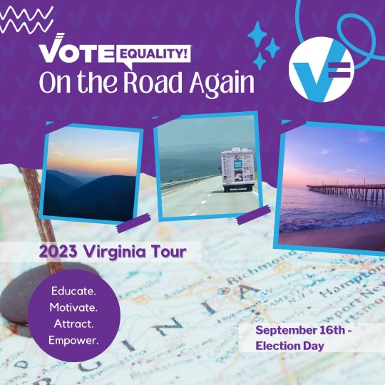 AWWWWW YEAH! Virginia, we can't quit you. Find out TOMORROW where the first Election Tour Stop for the #RuthlessVoteGetter will be! #VoteEquality
