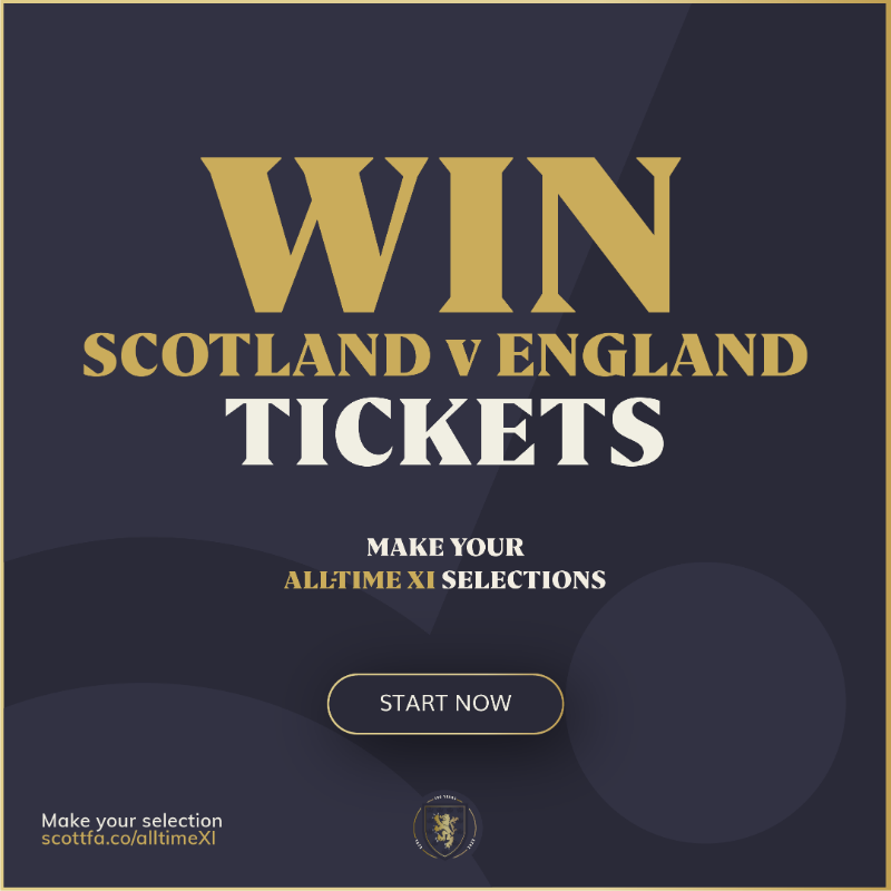 ScotlandNT's tweet photo. Have you selected your all-time Scotland XI yet? 🏴󠁧󠁢󠁳󠁣󠁴󠁿

Submit yours to be in with the chance to win a pair of tickets to Scotland v England on Tuesday night 🎟️