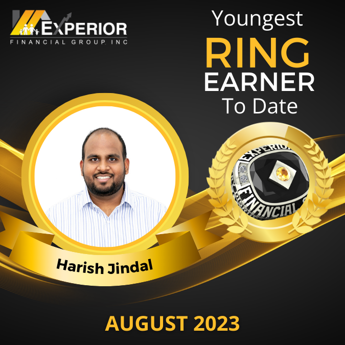 _Experior_'s tweet photo. πHats off to Harish Jindal, our youngest Ring Earner to date! Promoted in August 2023, Harish's dedication and determination have led to this remarkable achievement. Read more about his success on our blog: https://t.co/YFhvfcwyM4 #ExperiorFinancialGroup #RingEarner https://t.co/Jlhs92QbAt