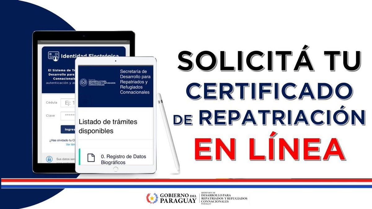 Brindamos una serie de facilidades y exoneraciones arancelarias ante instituciones públicas, para que el proceso de retorno y reintegración de connacionales sea en condiciones favorables.