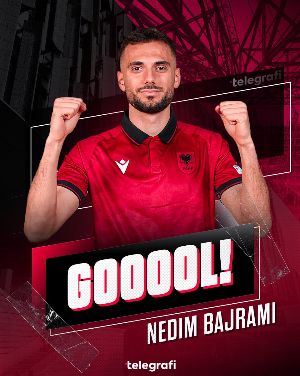 TelegrafiSport's tweet image. 🔥 Një super gol nga distanca nga Nedim Bajrami

🇨🇿 Çeki 1-1️⃣ Shqipëri 🇦🇱

#TelegrafiSport #Shqipëri #NedimBajrami