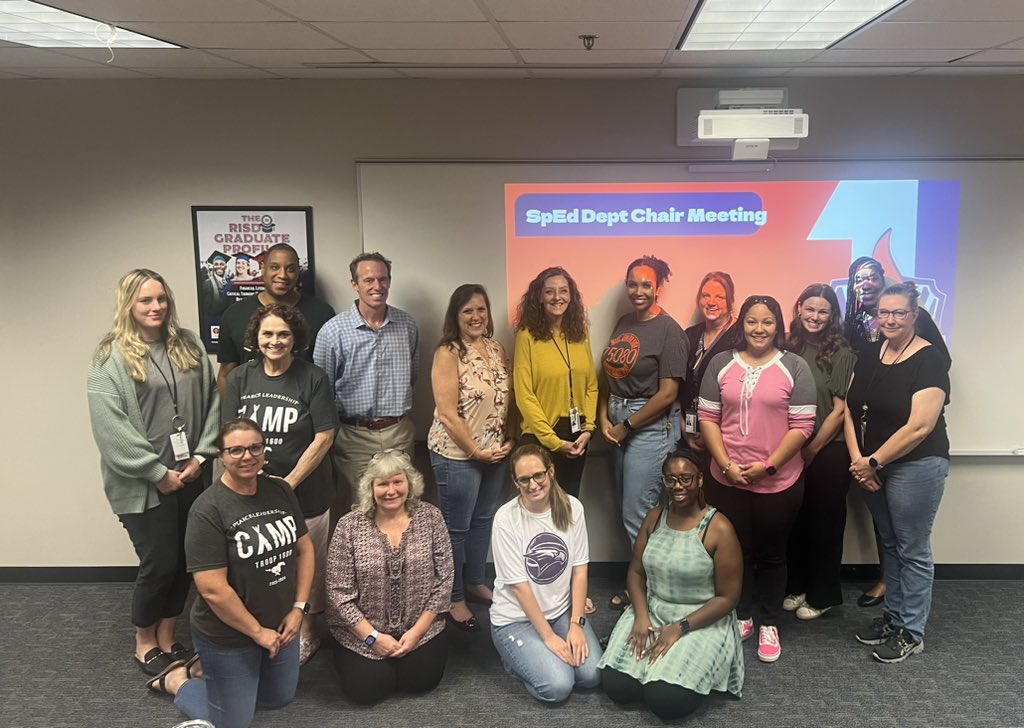 THIS is one EPIC team of sped department chairs right here!! #risdbelieves #WeAreOne <a href="/SSSRISD/">SSS RISD</a>