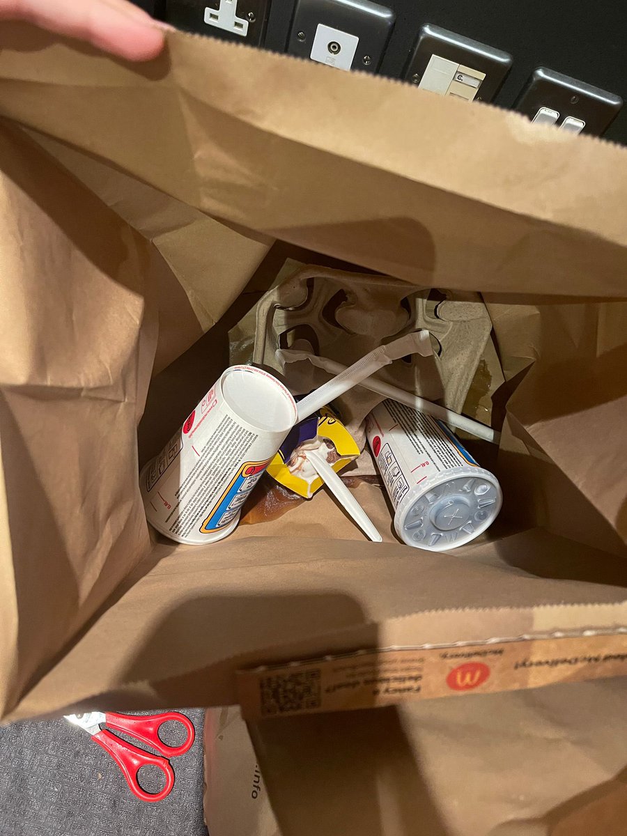 Ordered a McDelivery and this turned up …. #McDonalds #UberEats #fastfood #mcdonalds