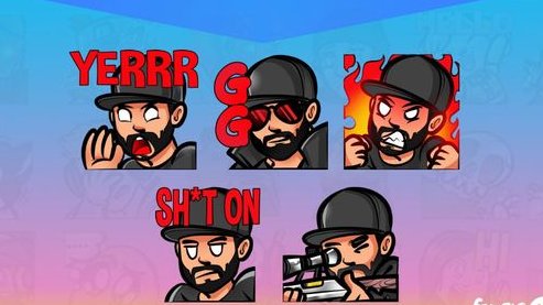 Hey Anyone needs Emotes I am running special discounts on Emotes as well. Dm me for more info  #twitchaffiliate #twitch #smallstreamer #SupportSmallStreamers #apexlegend #Warzone #gamers #smallstreamers #VtubersEN #VTuberUprising #Vtuber #Vtuber素材 #VTuberAssetsv