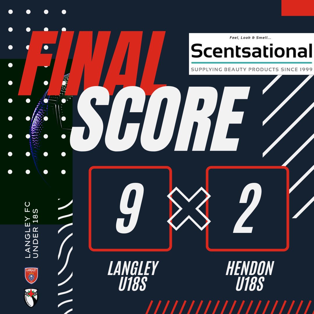LangleyFC_'s tweet photo. FULL TIME - FA YOUTH CUP
Langley U18s 9 - 2 Hendon U18s
#UpTheMerryMakers #FAYouthCup #LFCHFC https://t.co/b3ED2ubqKH