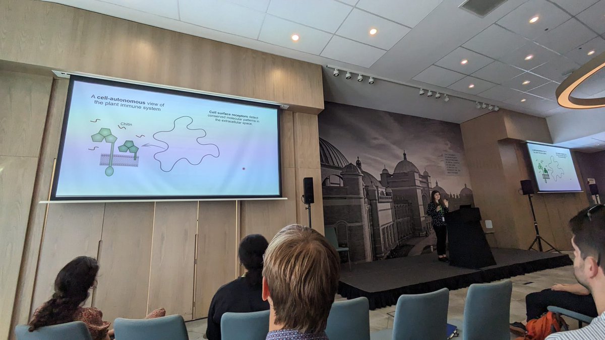 Josh (@joshwbennett) on Twitter photo Great presentation at #ppath2023 by <a href="/Emma_Turley_/">Emma Turley</a> winning the PH Gregory Award!🍾 Sharing her work on a plasmadesmata-targetted effector! Great presentation at #ppath2023 by <a href="/Emma_Turley_/">Emma Turley</a> winning the PH Gregory Award!🍾 Sharing her work on a plasmadesmata-targetted effector!