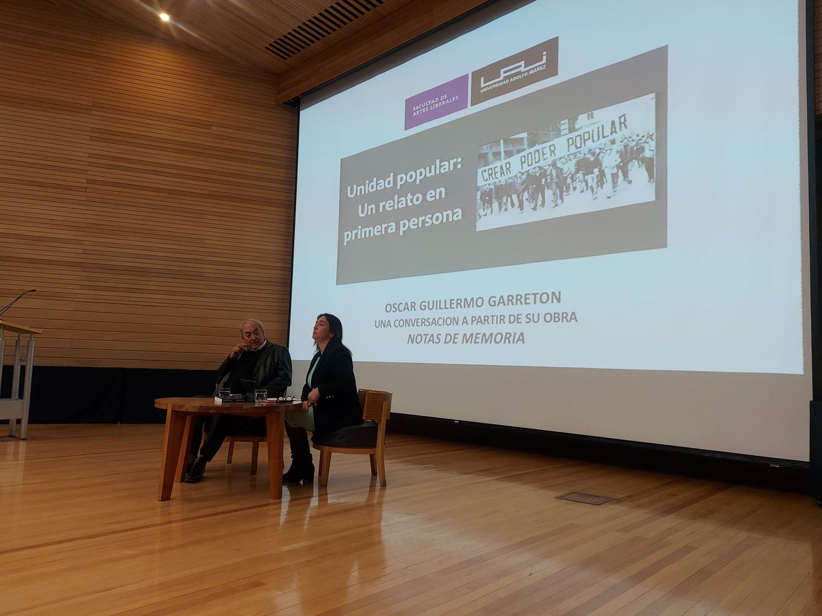 mcorreab's tweet photo. Óscar Guillermo Garretón el #UAI 
@ArtesLiberalUAI https://t.co/ovXVMqjyJG