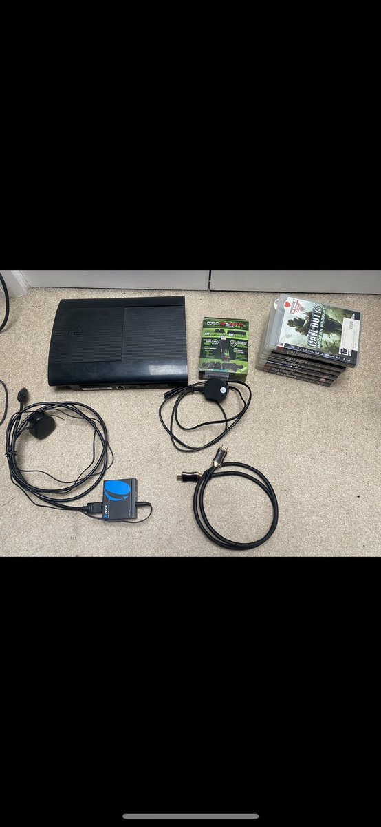 Selling a PS3, cronus, elgato hdmi splitter along with most old gen cod games. DM me