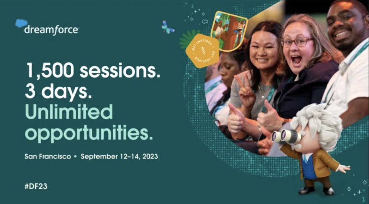Brandon Dean, Mike Slack, Manik Shankarrao Magar, Brad Westover, Tom Fritts, Brian Connelly, and Juan Cruz Basso will all be at Dreamforce this year!

Let us know if you’re attending. We’d love to meet up.