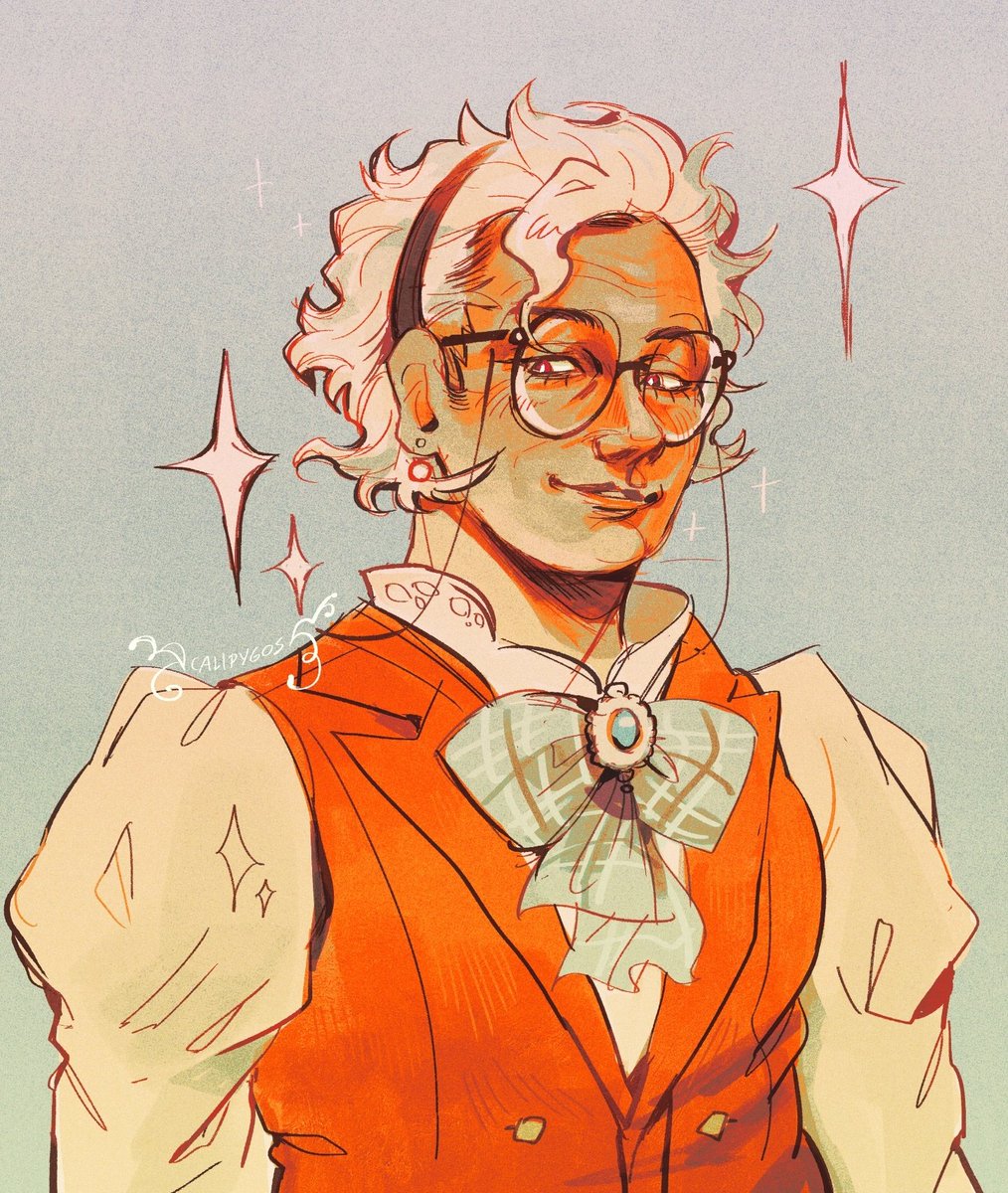 PastelCoco's tweet photo. One of the allegedly 50 drawings of aziraphale I have ,,, https://t.co/QVDfSDl0KO
