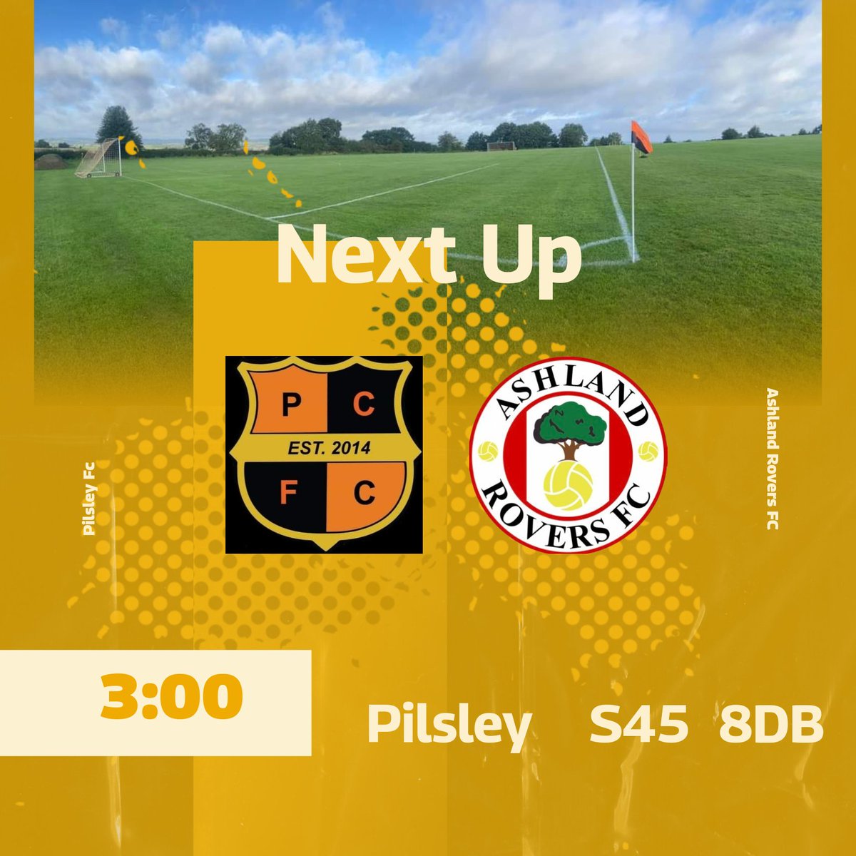 Pilsley FC (@pilsleyfc) on Twitter photo This Saturday we are back on home turf hosting <a href="/TheOfficialARFC/">Ashland Rovers FC</a>, the lads will be looking to bounce back after a poor performance last weekend!
🍊🍊
<a href="/CentralMidsAll/">⚽️ Central Midlands Alliance ⚽️</a> This Saturday we are back on home turf hosting <a href="/TheOfficialARFC/">Ashland Rovers FC</a>, the lads will be looking to bounce back after a poor performance last weekend!
🍊🍊
<a href="/CentralMidsAll/">⚽️ Central Midlands Alliance ⚽️</a>