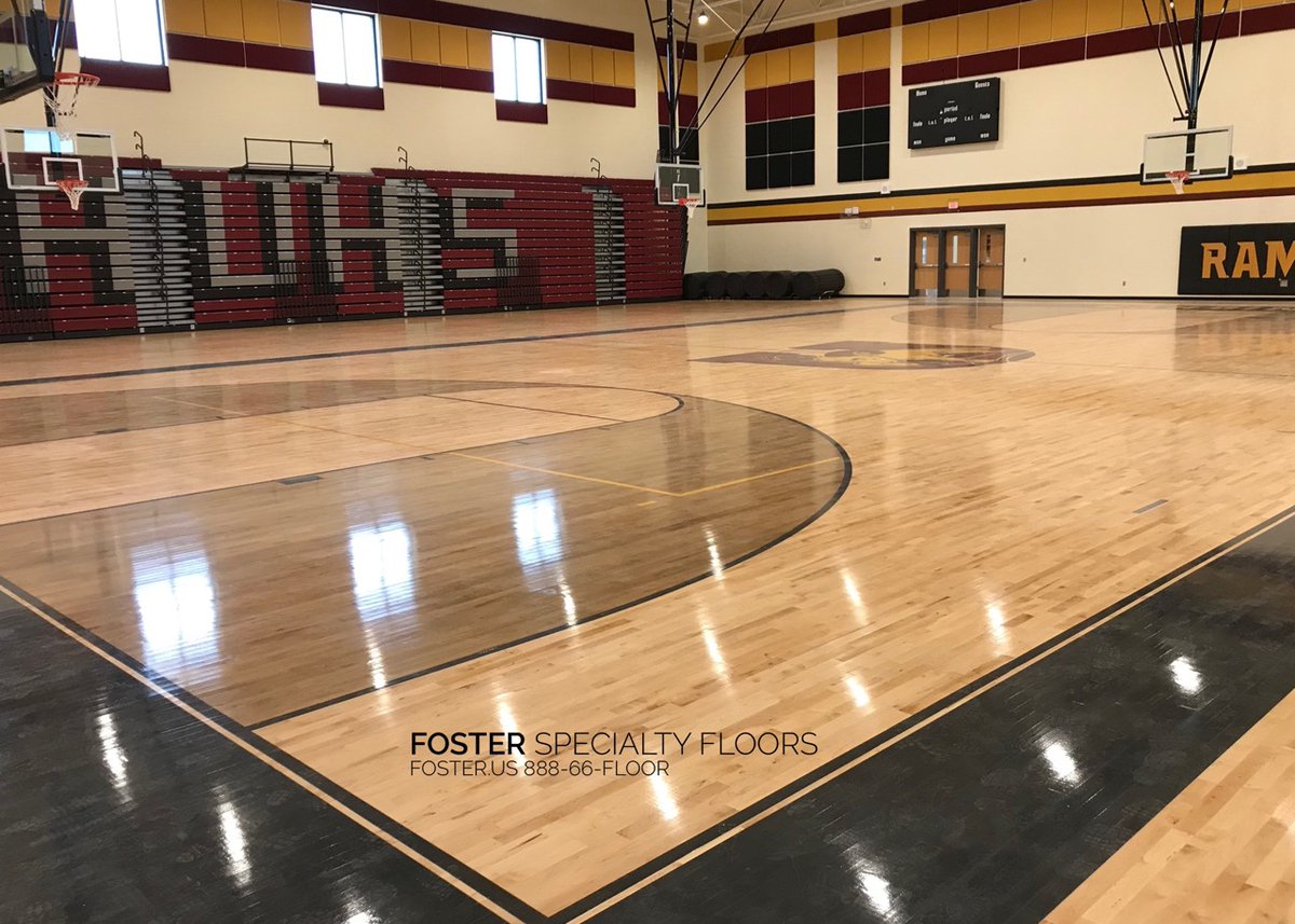 FosterFloors's tweet photo. #tbt to Harding University High School located Charlotte, NC! We can't get over how '๐ณ๐ข๐ฎ-๐ต๐ข๐ด๐ต๐ช๐ค' their @RobbinsSurfaces Bio-Channel Star floor looks!!๐๐ท
#ThrowbackThursday #Harding #university #highschool #rams #robbins #robbinsexclusivedealer #biochannel #star https://t.co/p85qHZxVPG