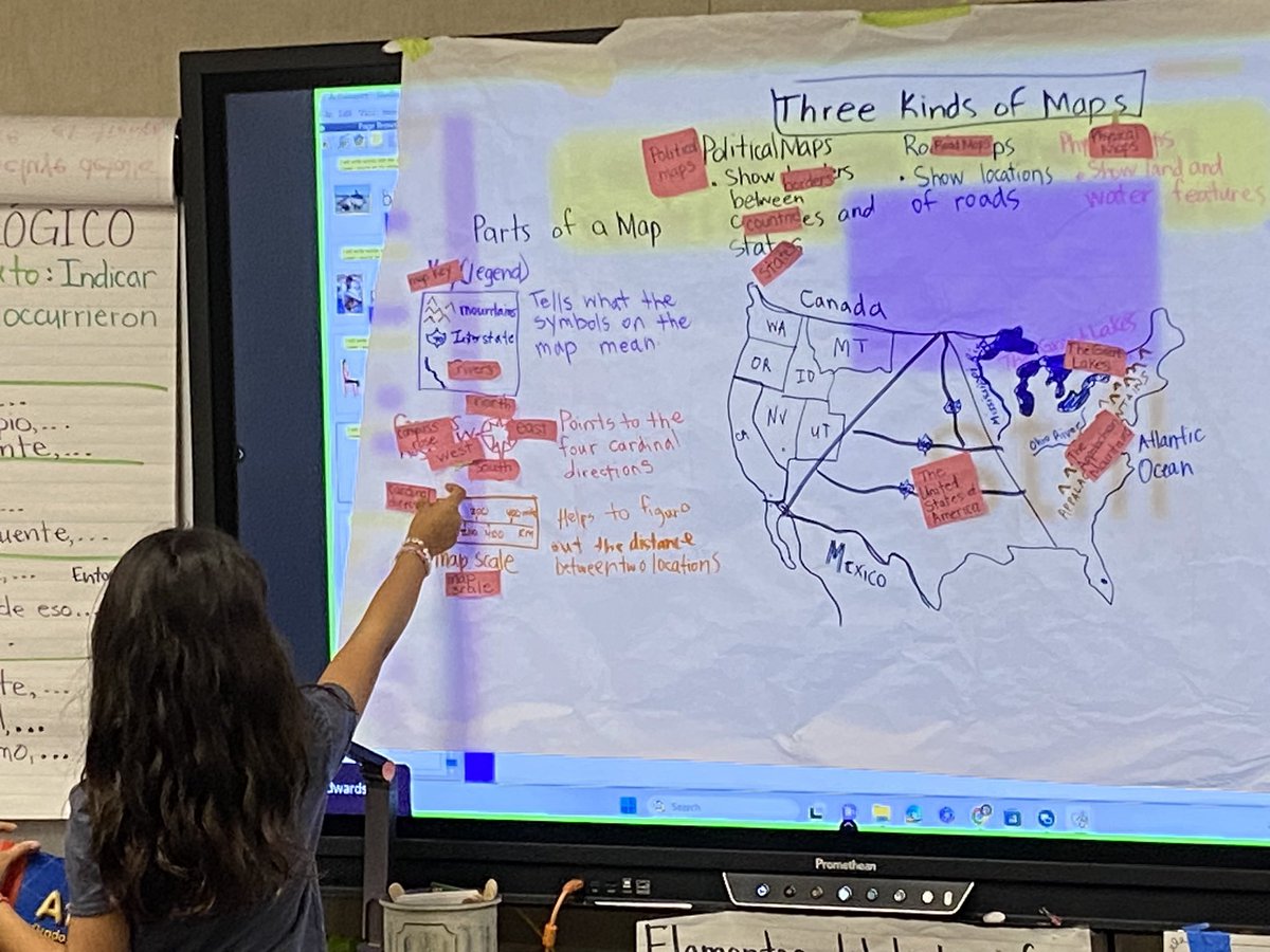 sunnyslopeSBUSD's tweet photo. Second graders learning about geography through GLAD. 
#levelupSBUSD
#sunnyslopesuperstars
@SBUSD_NEWS
@Supt_SBUSD https://t.co/dK4G3n2bmV