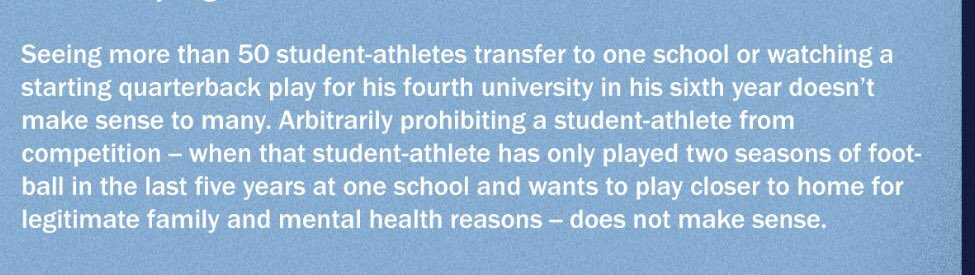 ChrisStilesRob's tweet photo. From UNC AD Bubba Cunningham’s statement, in this paragraph he held nothing back: https://t.co/BKGAZBu2uL