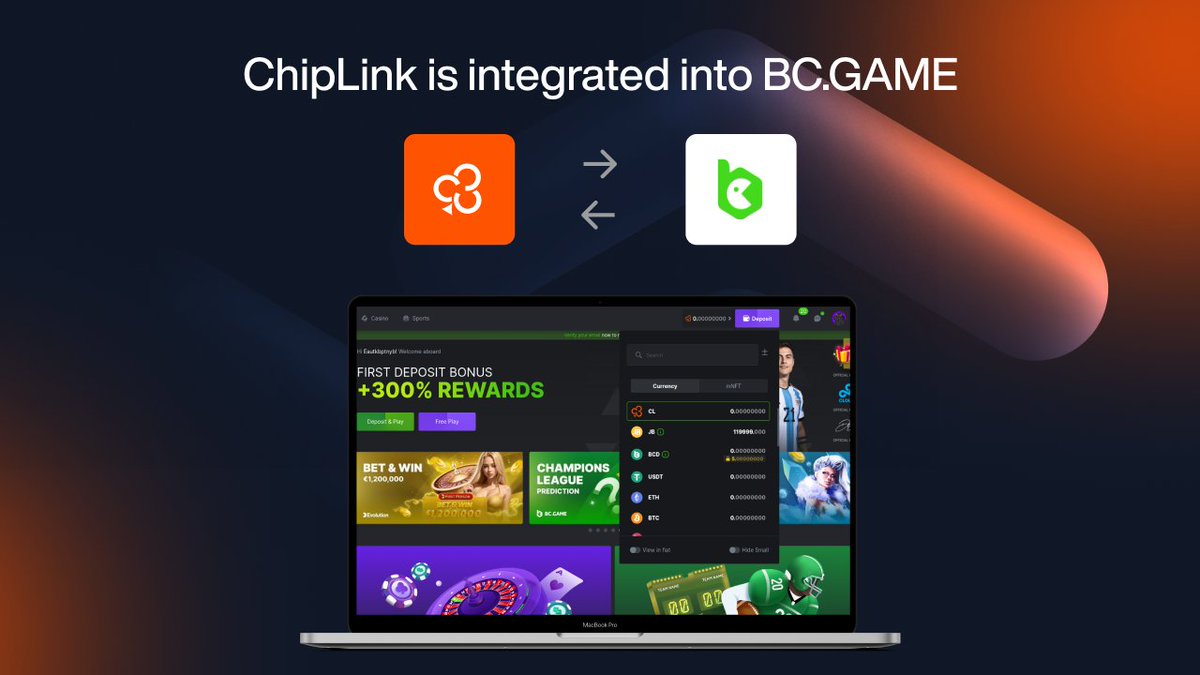 We continue to do testing integrations, with our partners, added BCGame 🎲

#ChipLink #Crypto #Ethereum $ETH $CL