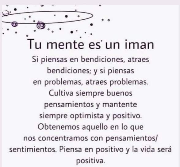 Motivosentuvida's tweet photo. Tu mente es un 🧲. https://t.co/nZzJ27Hi4u