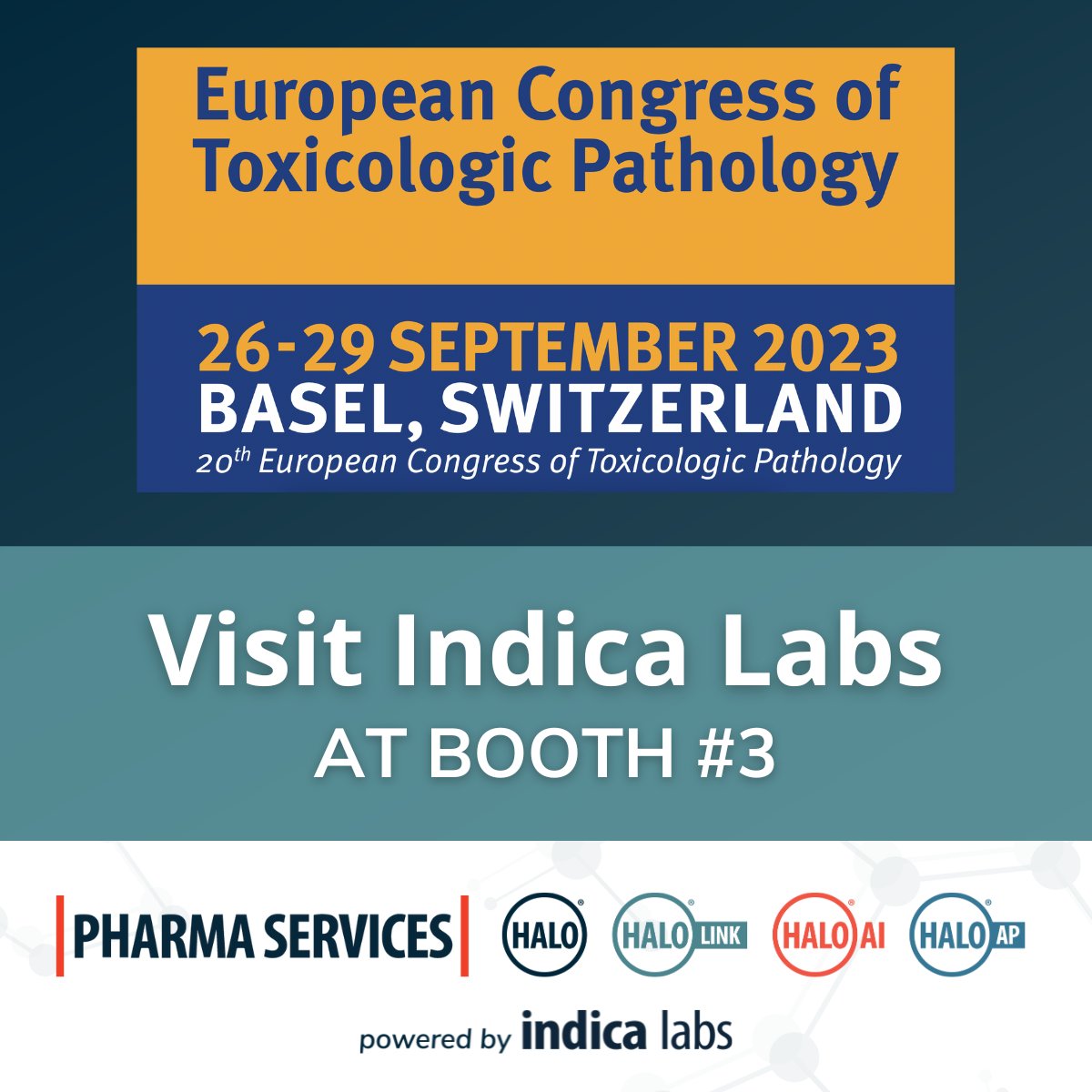 There are a lot of exciting changes and challenges in #toxpath, so visit #IndicaLabs' booth at the European Congress of Toxicologic Pathology to learn about the newest features in #HALOimageanalysis and how they can empower your #digitalpathology workflows!