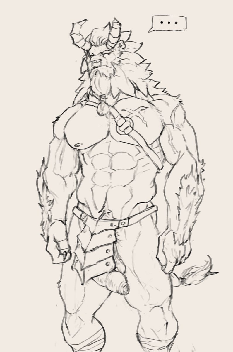 bipedal lynel sketch ;3c