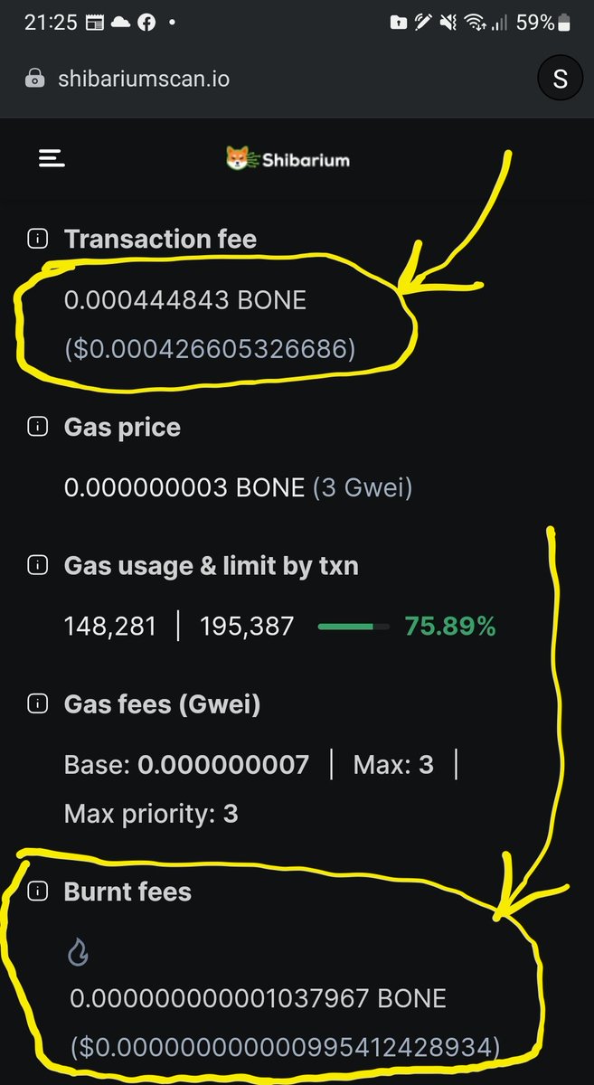 Digarch's tweet photo. #Shibarium 
I used @MARSWAP1 Please this is not an endorsement #DYOR. Look at the gas fees and the burns, now imagine what will happen in the bull run. 
#BONE 
#SHIB https://t.co/lUdygdUBOD